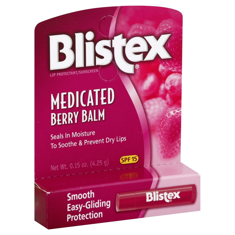 Blistex Berry Lip Balm, 0.15-Ounce Tubes, Pack of 24