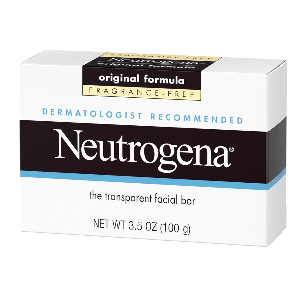 Neutrogena Original Transparent Facial Cleansing Bar, 3.5 oz