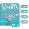 Gillette Venus Women's Original 3 Blade Razor Refills, 4 Count (Packaging May Vary) view 1