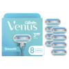 Gillette Venus Smooth Womens Razor Blade Refills, 8 Count, Lubracated to Protect the Skin from Irritation view 1