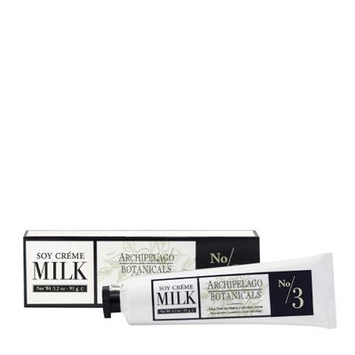 Archipelago Botanicals Soy Milk Hand Crme, Rich and Lightly Scented Hand Lotion for Dry Skin, Cuticles and Rough Spots, Premium Plant Extracts (3.2 oz)