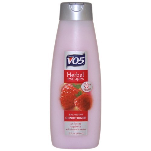 Alberto VO5 Herbal Escapes Sun Kissed Rasberry Balancing Conditioner, 15 Ounce