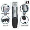 Wahl Groomsman Corded or Cordless Beard Trimmer for Men - Rechargeable Grooming Kit for Facial Hair - Beard Trimmer & Groomer - Model 9918-6171V view 2