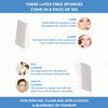 ForPro Professional Collection Beauty Wedges, Latex Free Foam Sponges, Makeup Blenders for Powder and Liquid Makeup, 100-Count view 4