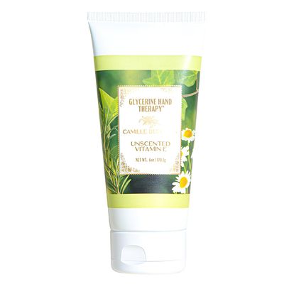 Camille Beckman Glycerine Hand Therapy Cream, Vitamin E Unscented, 6 Ounce
