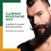 Clubman Mustache Wax for Men  Black, Strong Hold Moustache Wax for Styling, Includes Brush, 0.5 oz view 2