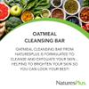 NaturesPlus Oatmeal Cleansing Bar - 3.5 Ounce - All Natural, Exfoliating & Energizing - Moisturizing, Revitalizing & Gentle On Skin - Aromatherapuetuic Plant Extracts, Essential Oils view 2