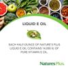 Natures Plus Vitamin E Oil - 14,000 IU, .5 fl oz - Moisturizes Face And Skin, Reduces Brown Spots, Strengthens Nails, Promotes Hair Growth, Antioxidant, Anti-Aging - Vegan view 2
