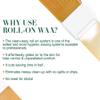 Clean + Easy Original Roll On Wax  Large Soft Wax Refill Cartridge for Smooth Hair Removal on Legs, Arms & Body, 3 Pack view 3