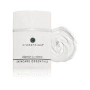 Credentials Vitamin C Creme Brightening & Hydrating Face Moisturizer with Aloe Vera, Grape Seed & Grapefruit Peel Oils, Boosts Collagen, Soothes & Protects Skin