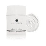 Credentials Vitamin C Creme  Brightening & Hydrating Face Moisturizer with Aloe Vera, Grape Seed & Grapefruit Peel Oils, Boosts Collagen, Soothes & Protects Skin