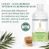 Clean + Easy After Wax Remover  After Wax Care Oil with Wheat Germ, Post Waxing Cleanser for Skin & Wax Residue, 16 oz view 3