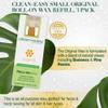 Clean + Easy Original Roll On Wax  Small Wax Refill Cartridges for Hair Removal, Fast & Easy Roll On Applicator for Face, Brows & Delicate Areas, 3 Pack view 3