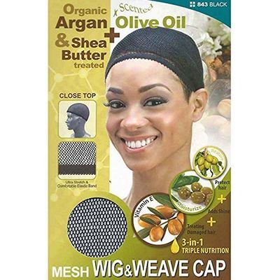 (12 Pack) Qfitt  Premium Wig & Weave Cap #843