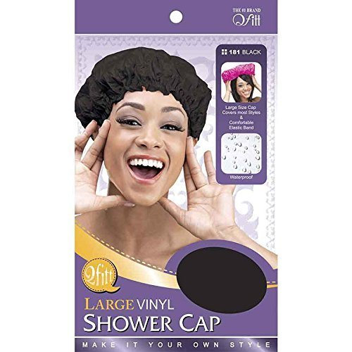 (12Pack) Qfitt- Vinyl Shower Cap #181