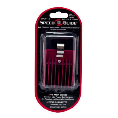 SPEED-O-GUIDE the Original Red Clipper Comb #2 11/16 (Model: SPG1116)
