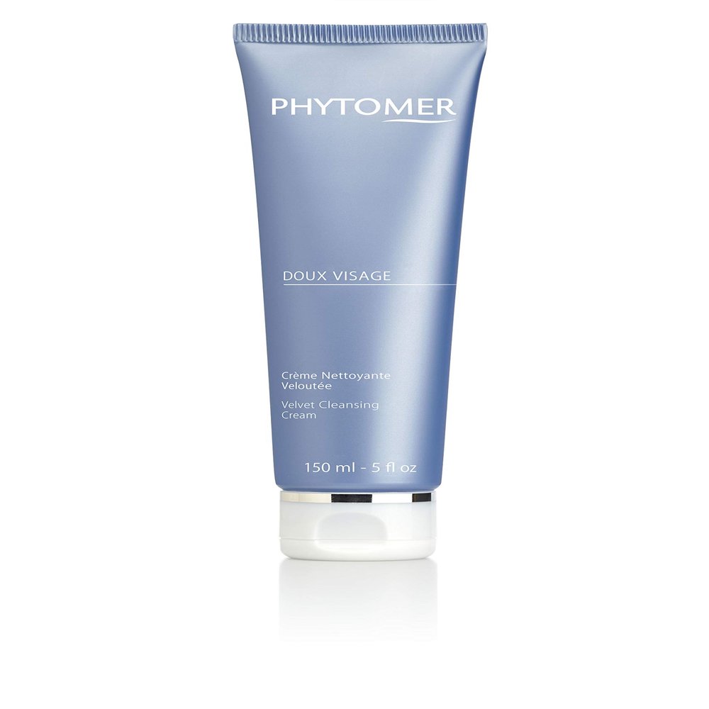Phytomer Doux Visage Velvet Facial Cleansing Cream | Gentle Facial Cleanser & Make-up Remover | For Soft, Hydrated Skin | Safe & Natural Ingredients | Sustainable & Eco-Friendly | 150ml