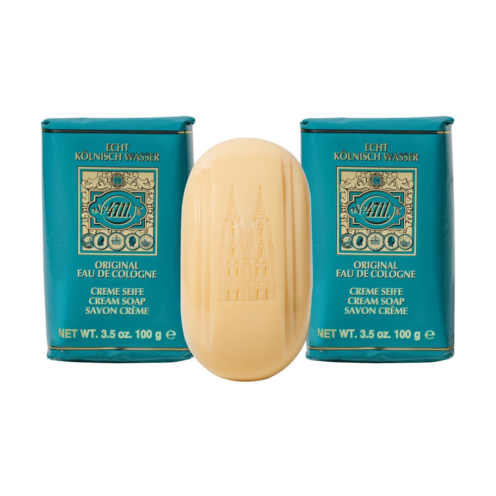 4711 by Muelhens for Men and Women: CREAM SOAP 3.5 OZ (BOX OF 3)