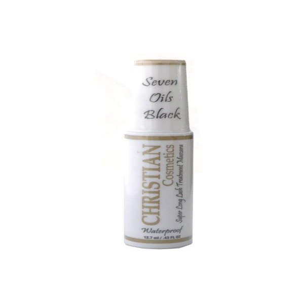 Christian Waterproof Super Long Lash Treatment Mascara Mammey Oil Black