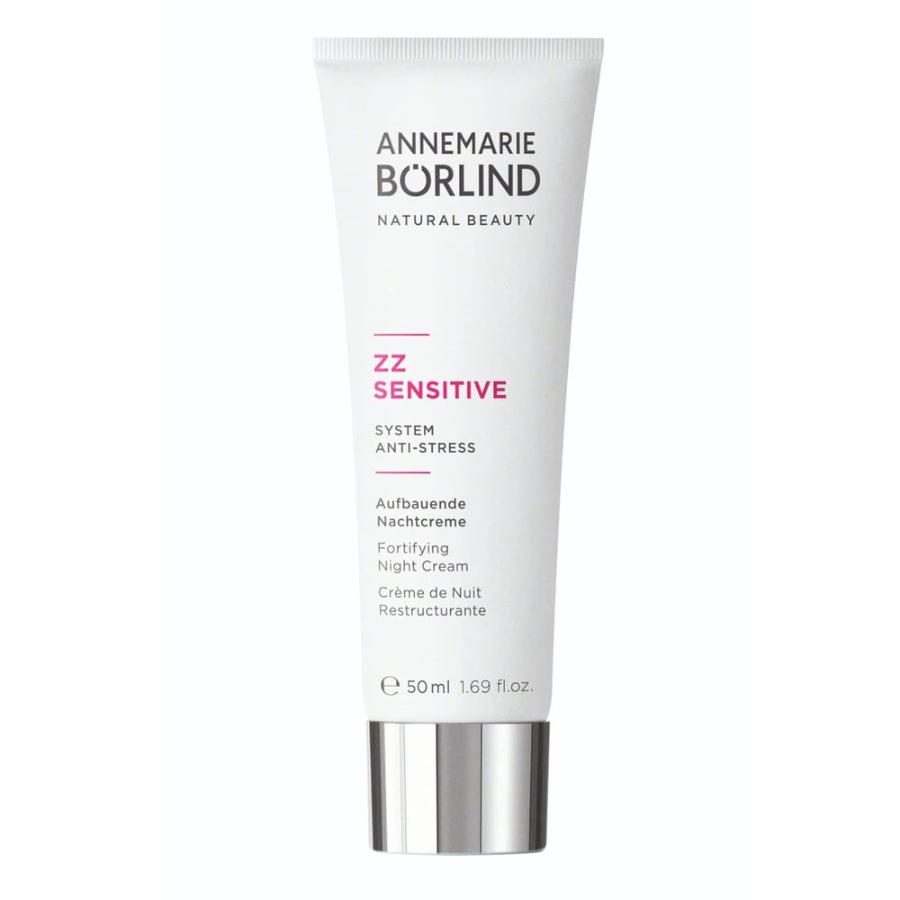 ANNEMARIE BRLIND  ZZ SENSITIVE Fortifying Night Cream  Natural Facial Moisturizer with Vitamin C + E and Golden Orchid Extract for Sensitive and Damaged Skin  Step 4 of 5-1.69 Oz.