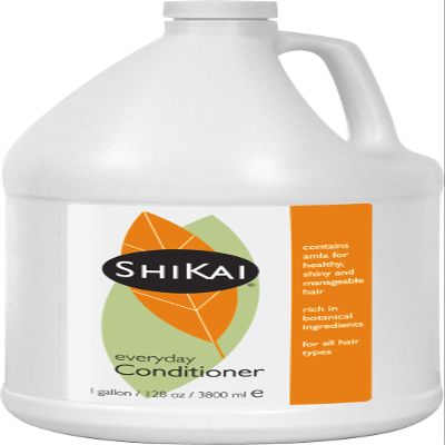 ShiKai Everyday Hydrating Conditioner (Unscented, 1 Gallon) | with Borage & Jojoba Oil | Promotes Healthy Scalp | Nourish & Shine | Vegan, Plant-Based