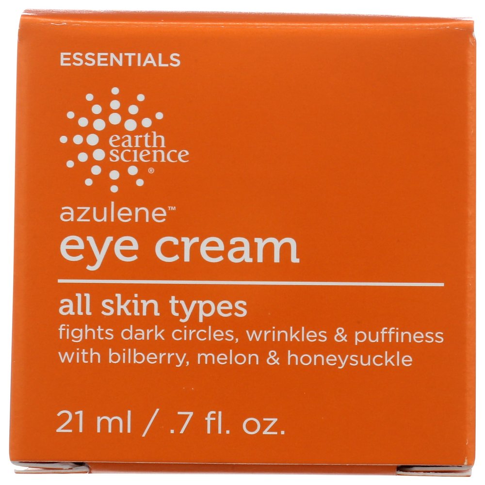 EARTH SCIENCE - Azulene Eye Cream For Puffiness, Dark Circles, and Wrinkles (0.7 oz.)