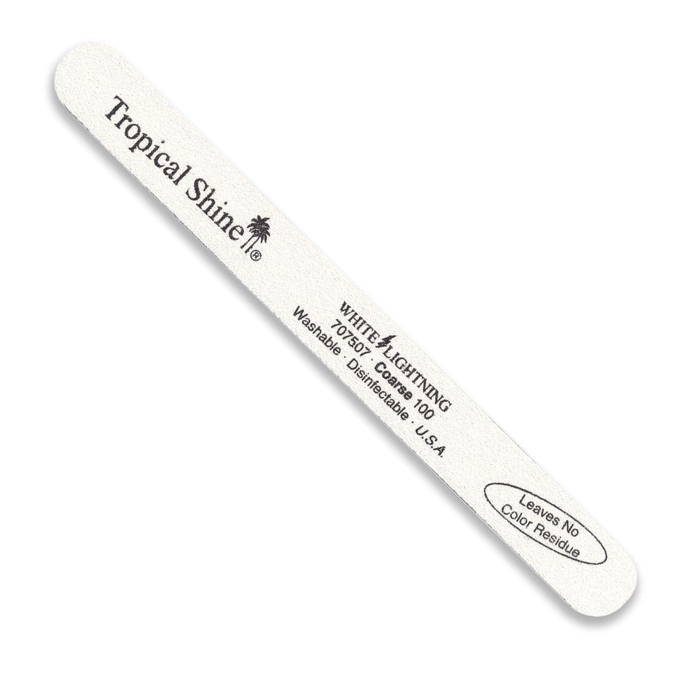 Tropical Shine White Lightning File (Coarse 100)