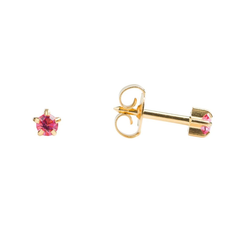 Studex Sterilized Piercing Earrings Ear Stud Birthstar October