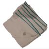 Barber Towel 26 Oz. White With Green Stripe (1) Dozen view 1
