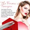 Rubis Switzerland Slanted Tip Tweezer-Silver view 4