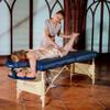 Master Massage Coronado Portable Massage Table Pro Package- Adjustable Height, Working Capacity of 750 lbs. and 3-Inch Foam Cushioning- Tattoo Bed, Lash Table- Royal Blue view 2