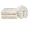 Master Massage 3-Piece Flannel Sheet Set, Off White view 1