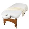 Master Massage 3-Piece Flannel Sheet Set, Off White view 3