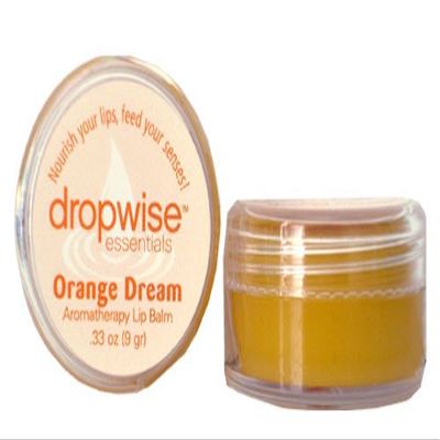 Dropwise Essentials Certified Organic Aromatherapy Lip Balm  Orange Dream Pure Essential Oil Blend