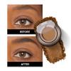 SORM Smudge Proof Long Lasting Eye brow Powder for Women - Always Perfect Brows with Brush and 3 Shaping Eyebrow Stencils (Fine, Medium, Full) - Finest Color Pigment Eyebrow Filler - Medium Brown view 4