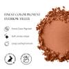 SORM Smudge Proof Long Lasting Eye brow Powder for Women - Always Perfect Brows with Brush and 3 Shaping Eyebrow Stencils (Fine, Medium, Full) - Finest Color Pigment Eyebrow Filler - Dark Brown view 3