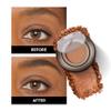 SORM Smudge Proof Long Lasting Eye brow Powder for Women - Always Perfect Brows with Brush and 3 Shaping Eyebrow Stencils (Fine, Medium, Full) - Finest Color Pigment Eyebrow Filler - Dark Brown view 4