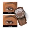 SORM Smudge Proof Long Lasting Eye brow Powder for Women - Always Perfect Brows with Brush and 3 Shaping Eyebrow Stencils (Fine, Medium, Full) - Finest Color Pigment Eyebrow Filler - Soft Smoke view 4