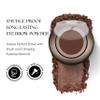 SORM Smudge Proof Long Lasting Eye brow Powder for Women - Always Perfect Brows with Brush and 3 Shaping Eyebrow Stencils (Fine, Medium, Full) - Finest Color Pigment Eyebrow Filler - Walnut view 2