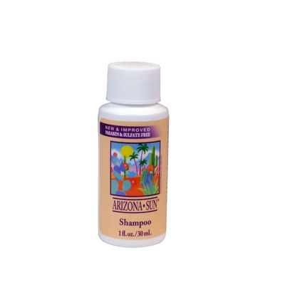 Arizona Sun Shampoo  1 oz  All Types of Hair  Made with Aloe Vera and Other Natural Products  Nourishes Dry Hair  Deep Moisturizing for Soft Manageable Hair
