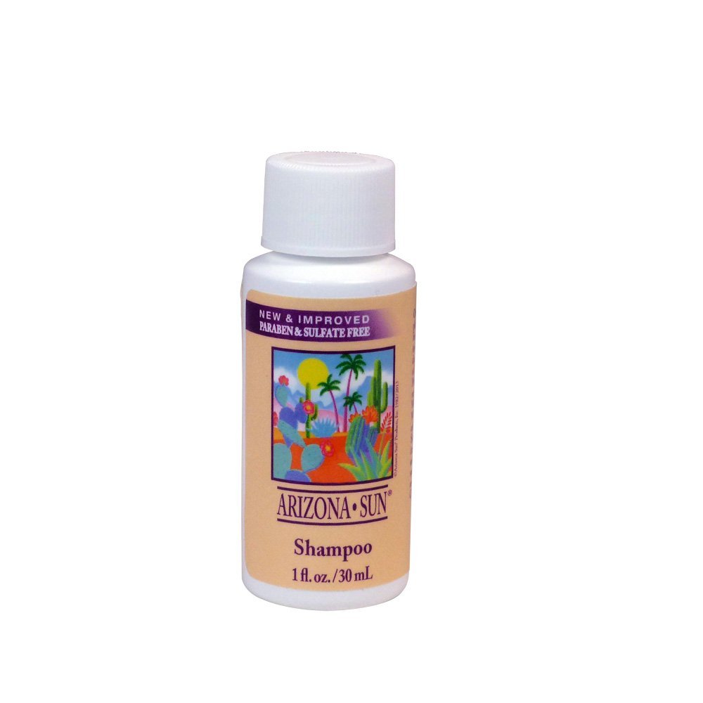 Arizona Sun Shampoo 1 oz All Types of Hair Made with Aloe Vera and Other Natural Products Nourishes Dry Hair Deep Moisturizing for Soft Manageable Hair