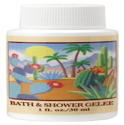 Arizona Sun Bath and Shower Gelee - 1 oz - Made With Natural Aloe Vera and Other Plants and Cacti from the Desert Provide Moisturizing Bath Gel  Alternative to Bath Soap