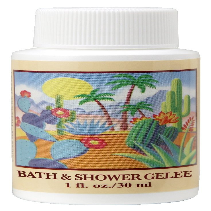 Arizona Sun Bath and Shower Gelee - 1 oz - Made With Natural Aloe Vera and Other Plants and Cacti from the Desert Provide Moisturizing Bath Gel  Alternative to Bath Soap
