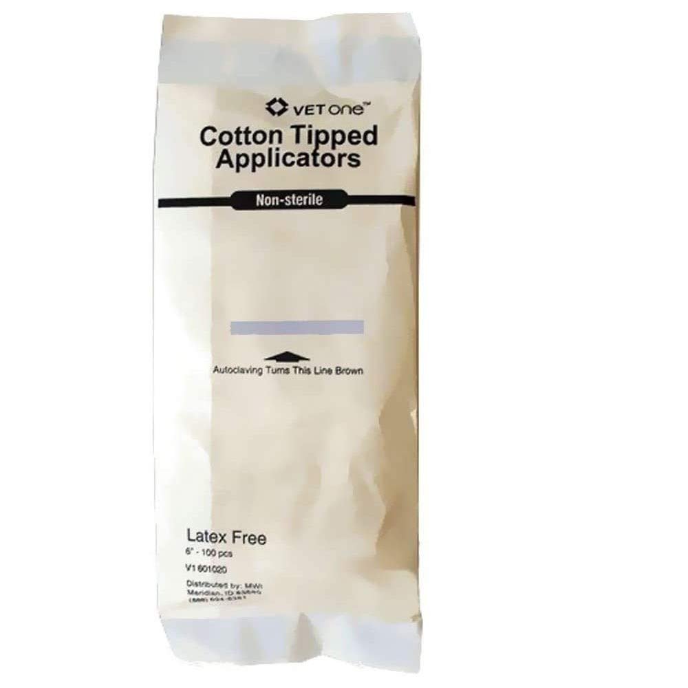 Vet One Cotton Tipped Applicators 100/Box