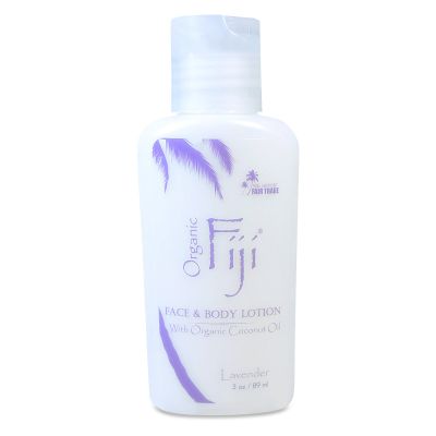 Organic Fiji Coconut Oil Moisturizer, Lavender, 3 Ounce