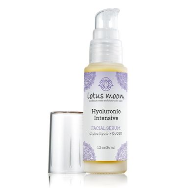 Lotus Moon Hyaluronic Intensive - Hyaluronic Serum with CoQ10 and Alpha Lipoic Acid | Plant-Based, Clean, Cruelty-Free, Functional Skincare (1.2 fl oz | 34 ml)