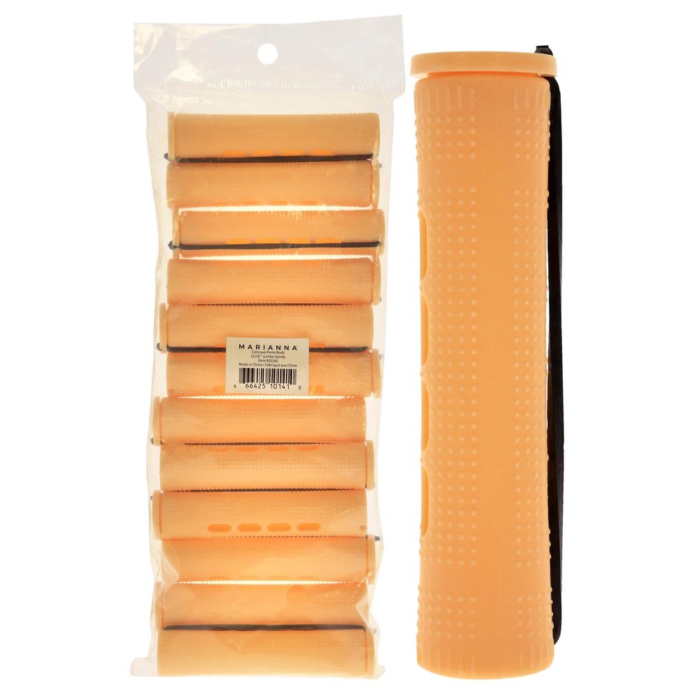 PERM RODS Concave Perm Rods Jumbo - Sandy by Marianna for Women - 1.74 cm Hair Rods