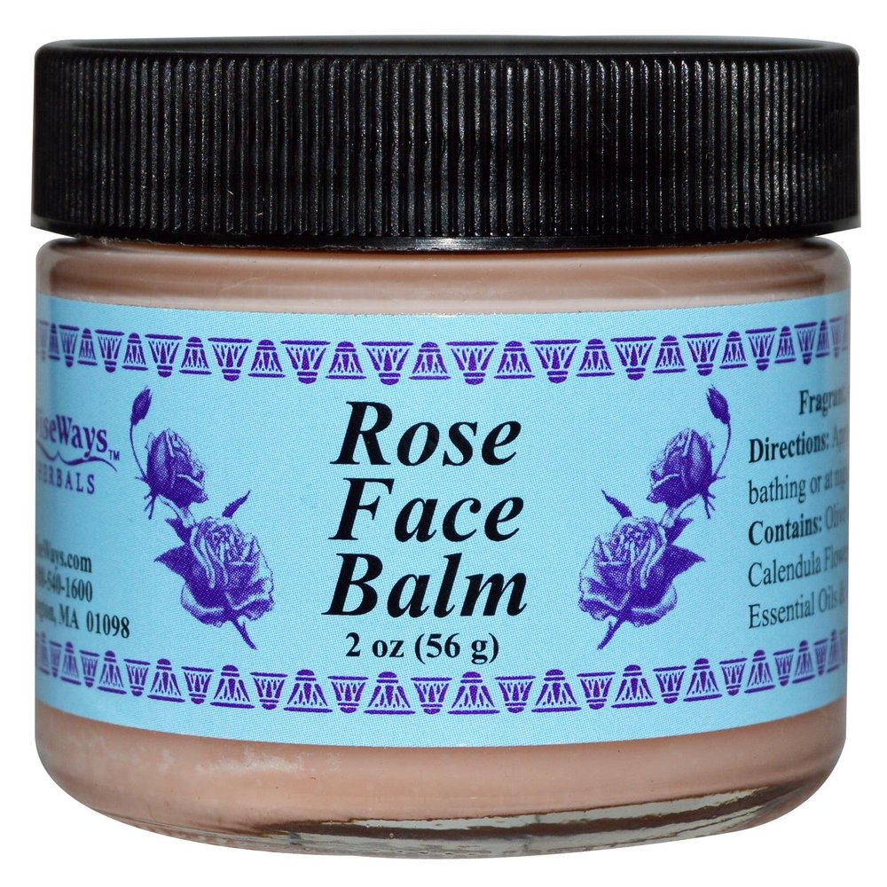 Wise Ways Herbals Rose Face Balm 2 Ounces