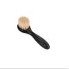 Esthetician Grade Facial Brush | Natural Bristle Firm | High Polish Acrylic Handle | Jet Black Finish | Model 704 - JTB view 1
