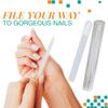 Nail Tek Crystal File  7" Durable Glass Nail File with Case, Travel-Friendly Manicure & Pedicure Tool for Smooth, Healthy Nails, XL, 1-Pack view 2